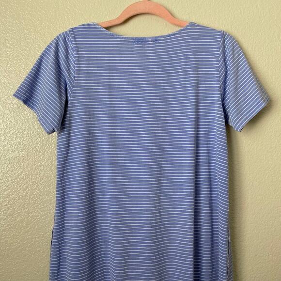 Fresh Produce Dress Womens XS Purple Mini Striped Knit Lagenlook Pockets USA - Picture 10 of 14